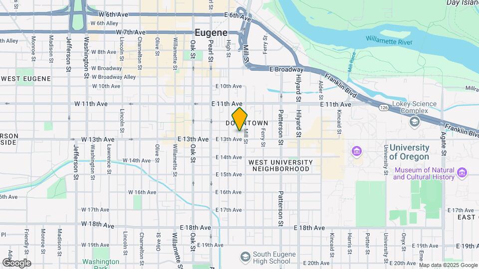 365 E 13th Ave Map and Location Details