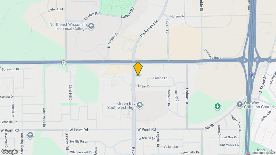 1151 Packerland Dr Map and Location Details