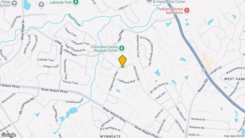 343 Stagecoach Way Map and Location Details