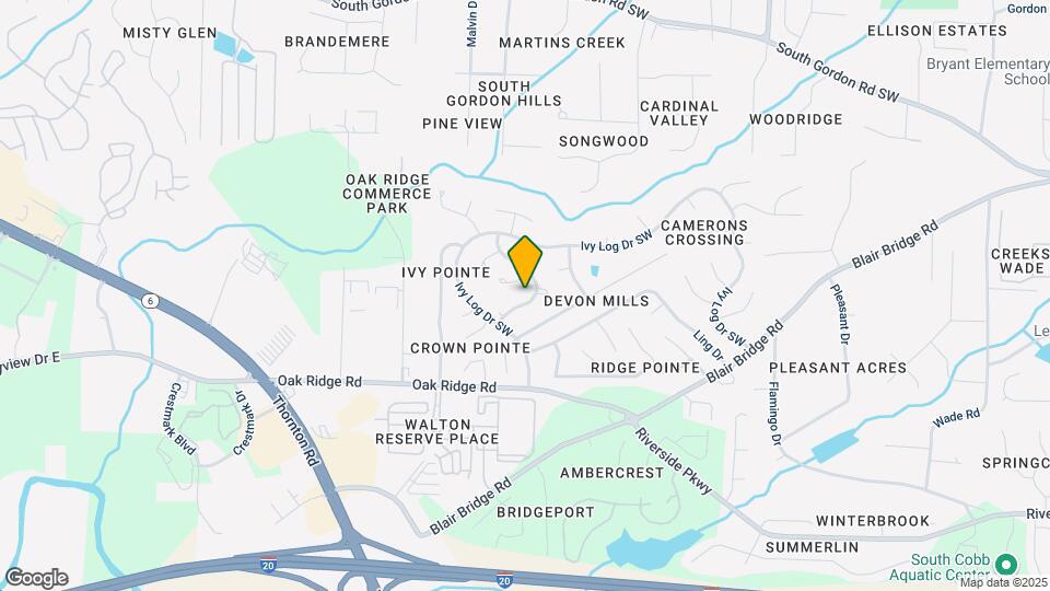 6924 Hickory Log Rd Map and Location Details