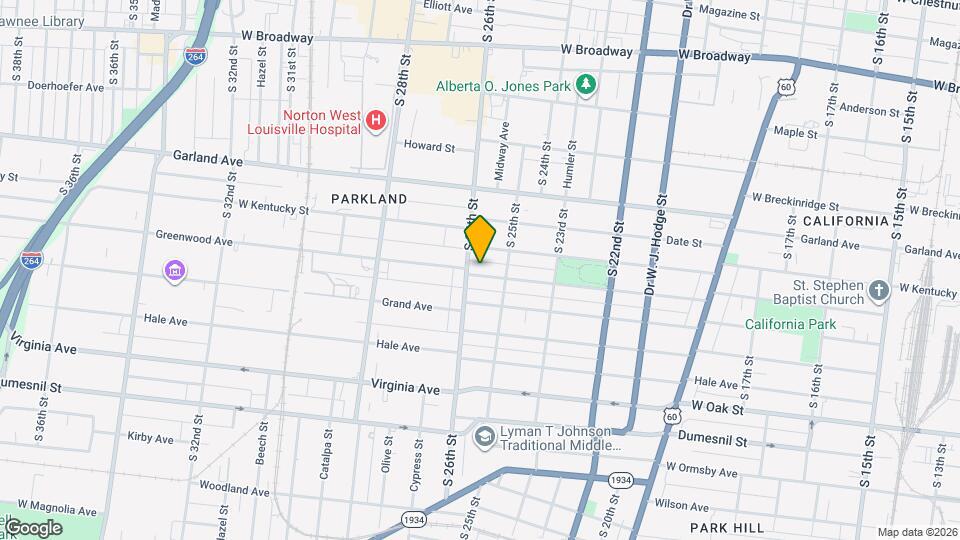 2523 1/2 Greenwood Ave Map and Location Details