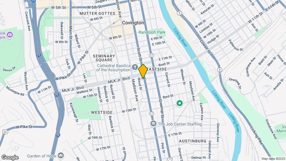1221 Scott St Map and Location Details