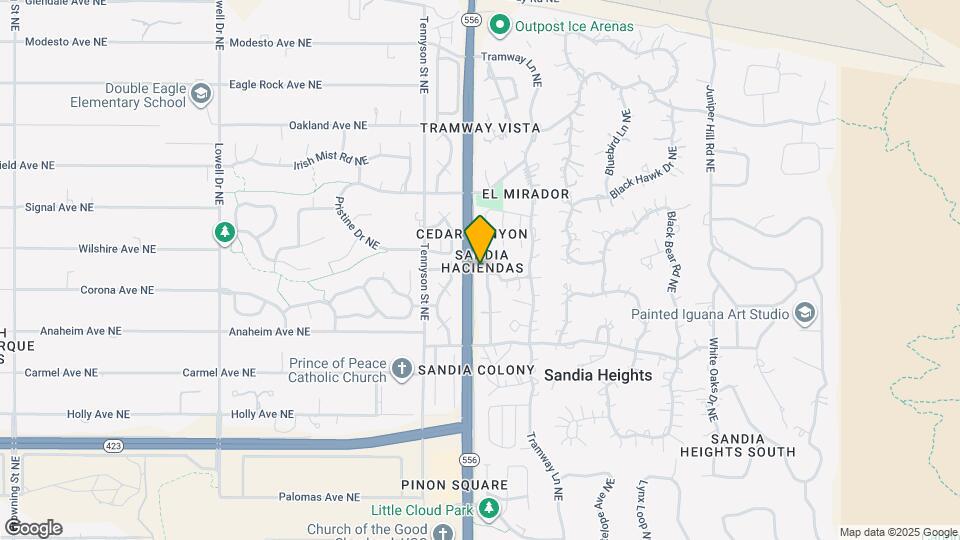 711 Tramway Pl NE Map and Location Details