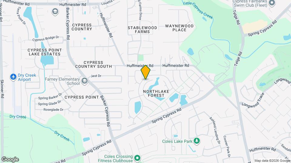 16022 Diamond Rock Dr Map and Location Details