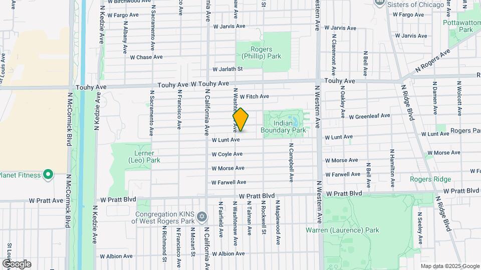 2648 W Lunt Ave Mapa y Detalles de la Ubicación