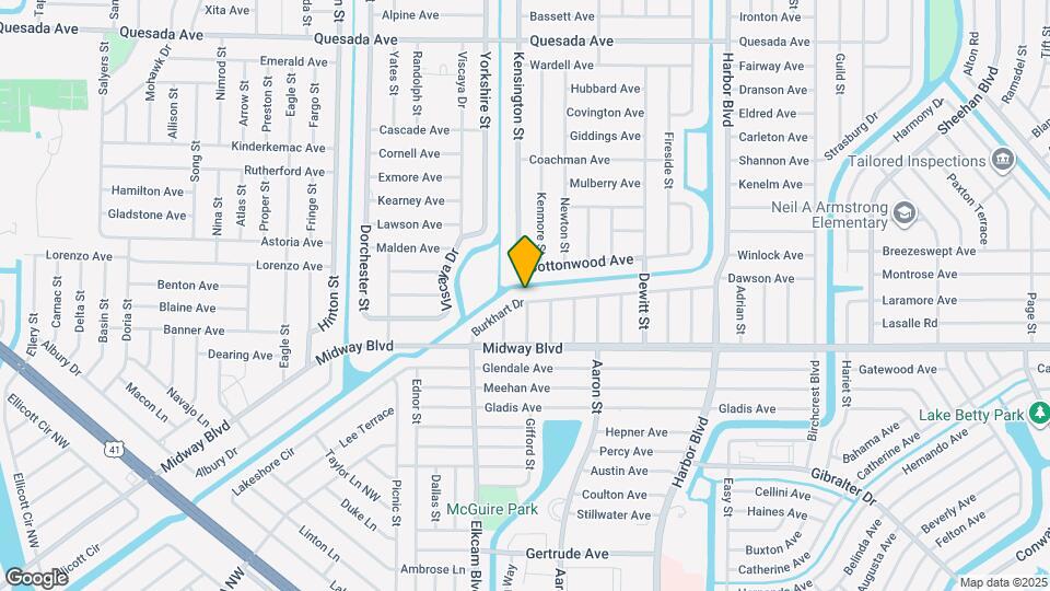 21180 Burkhart Dr Map and Location Details