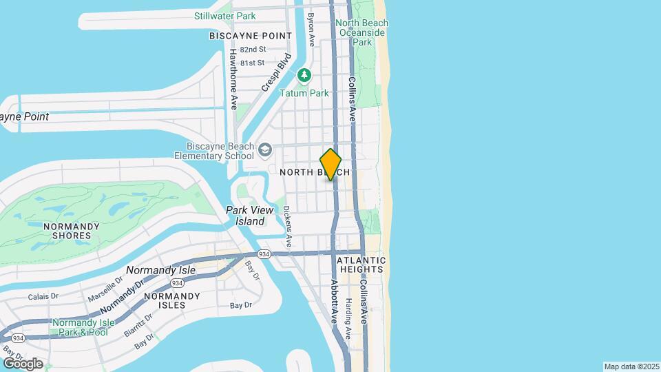 7400 Harding Ave Map and Location Details