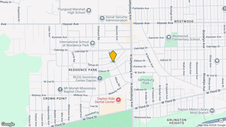 4204 Sylvan Dr Map and Location Details