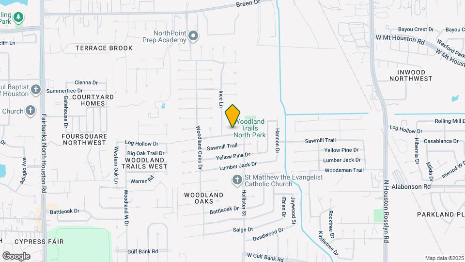 7814 Log Hollow Dr Map and Location Details