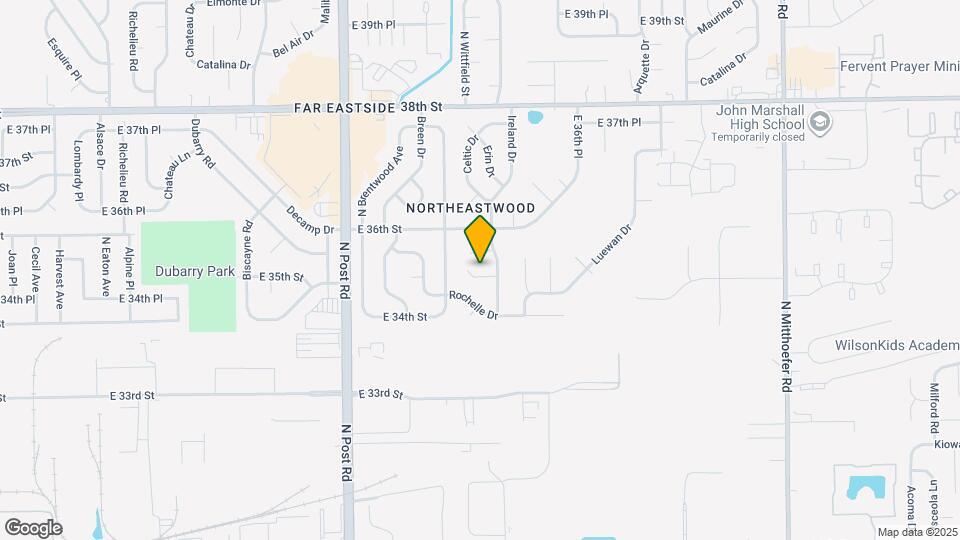 3478 Hermosa Ct Map and Location Details