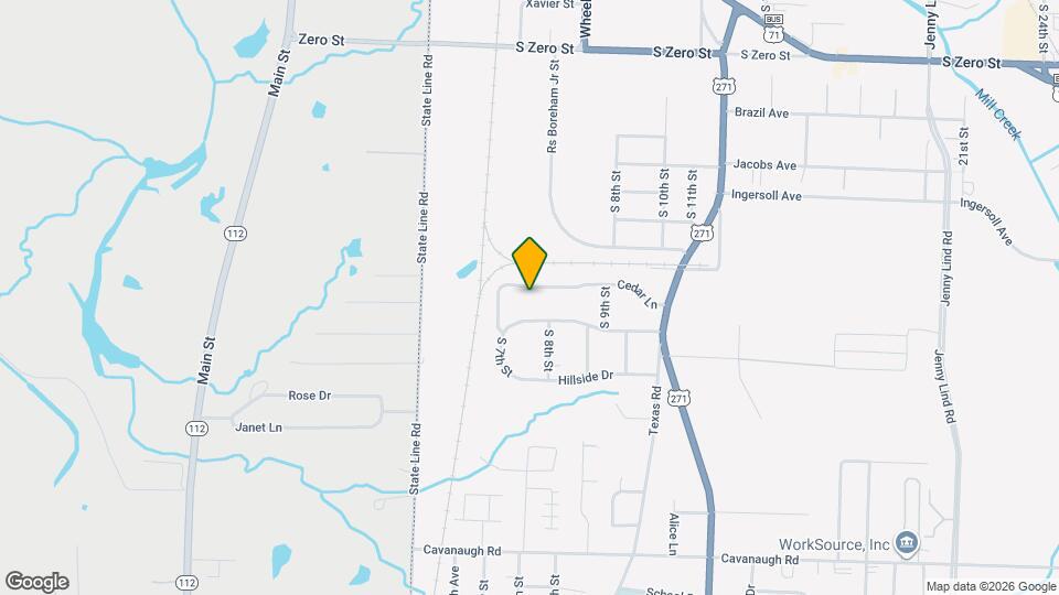 700 Cedar Ln Map and Location Details