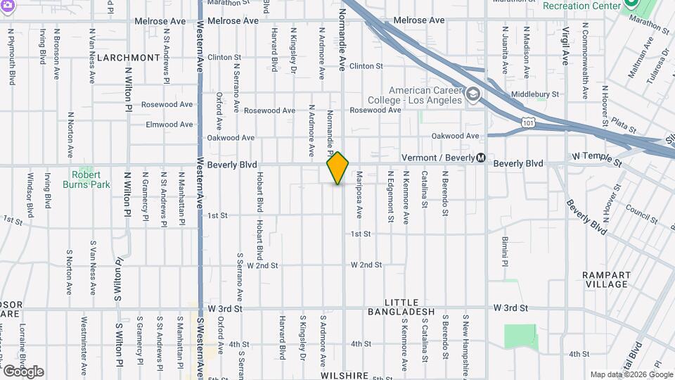 145 Normandie Ave, Unit 8 Mapa y Detalles de la Ubicación