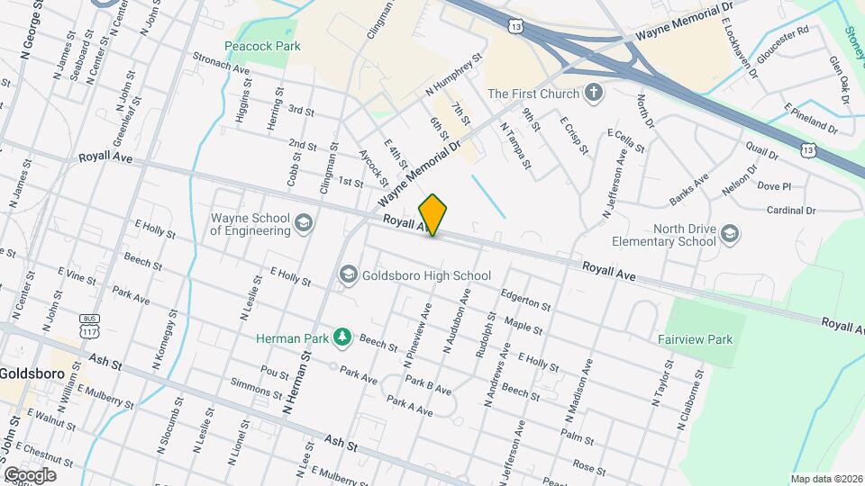 1110 Atlantic Ave Map and Location Details