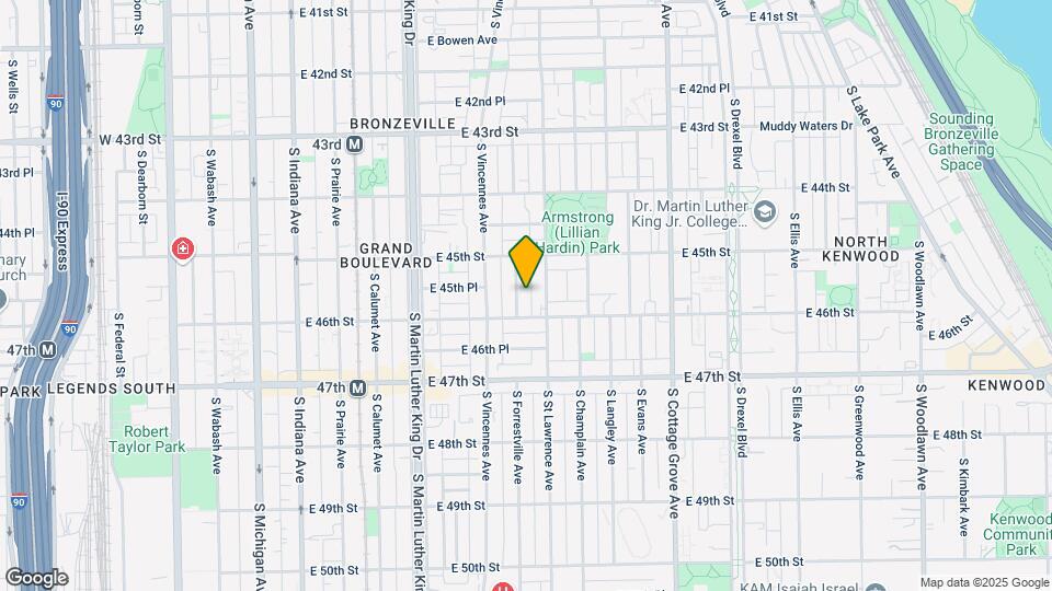 4541 S Forrestville Ave, Unit 1 Mapa y Detalles de la Ubicación