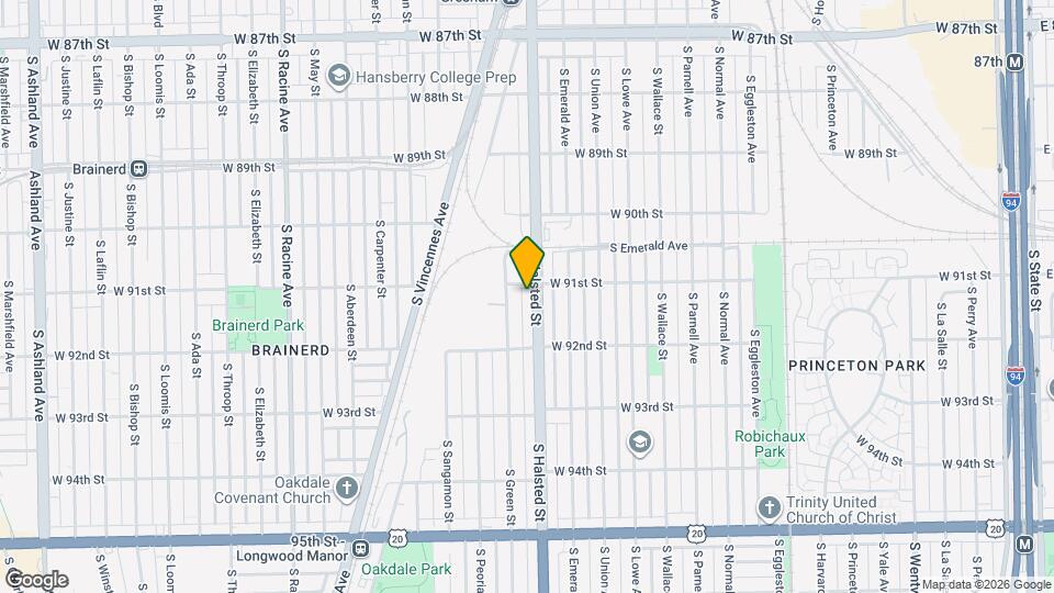 9106 S Halsted St Map and Location Details