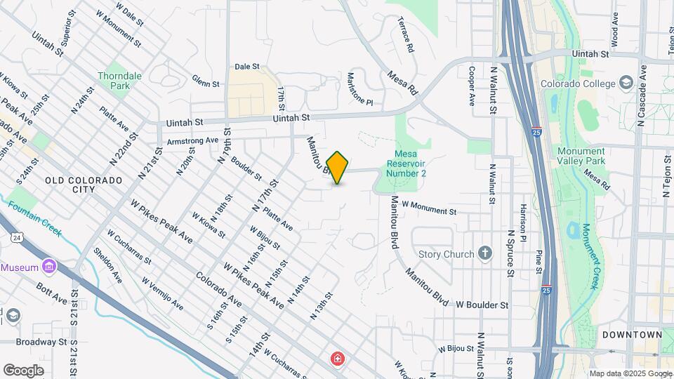 405 Saint Vrain Pl Map and Location Details