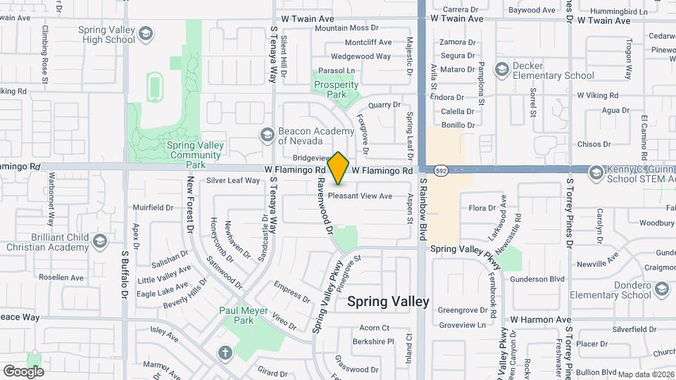 7154 Pleasant View Ave Map and Location Details