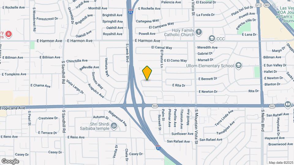 4311 E El Esteban Way Map and Location Details