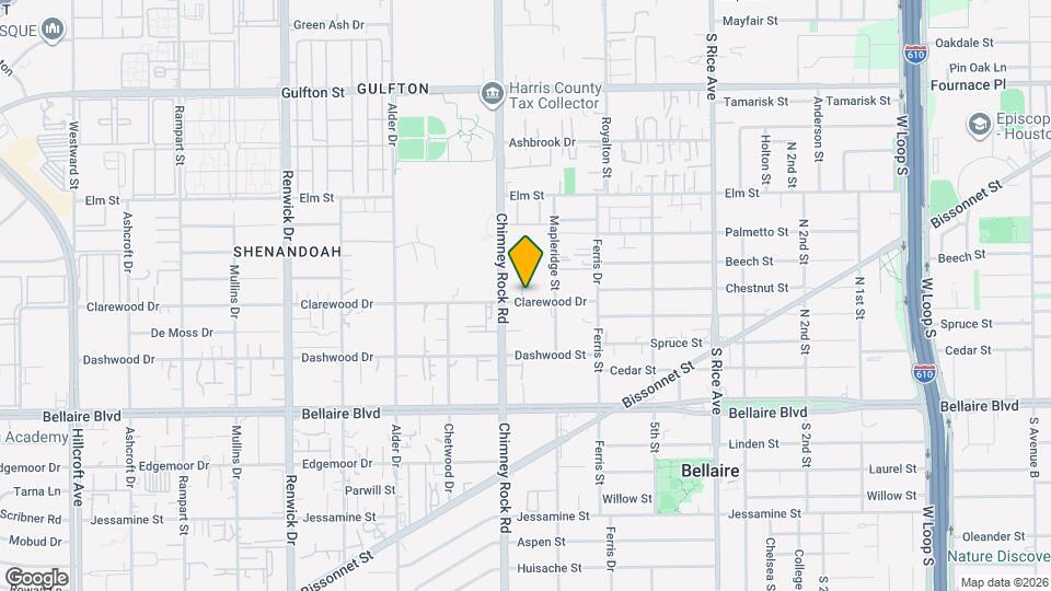 6527 Clarewood Oak Estates Ln Map and Location Details