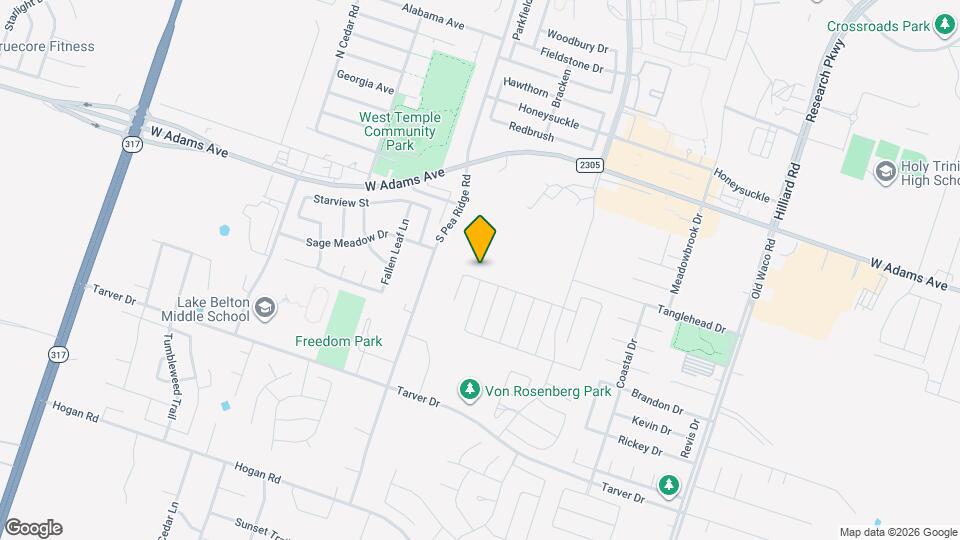 8102 Grand Prairie Drive Map and Location Details