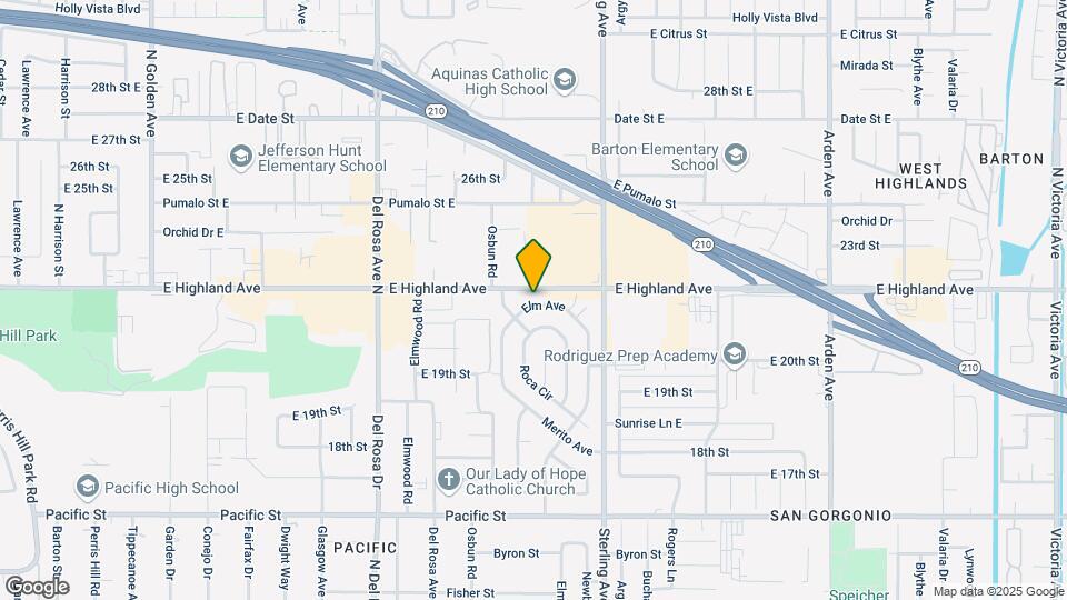 6517 Elm Ave Map and Location Details