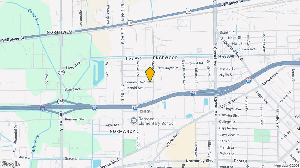 5420 Leaming Ave Map and Location Details