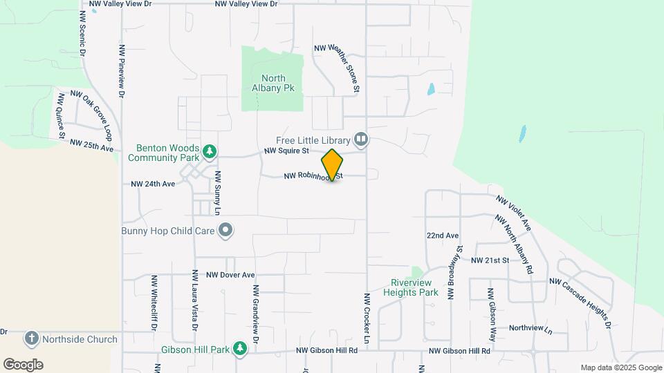 2520 NW Robinhood St Map and Location Details
