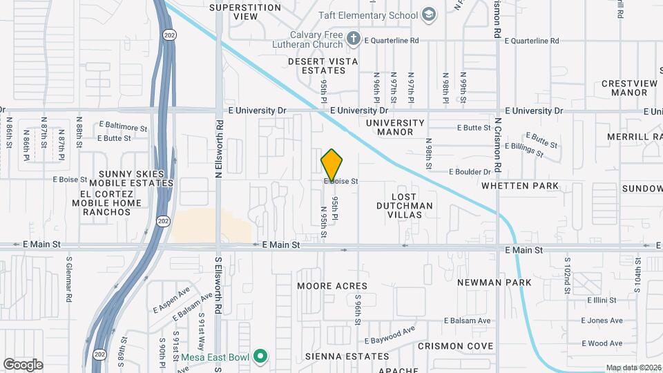 160 95th Pl Map and Location Details