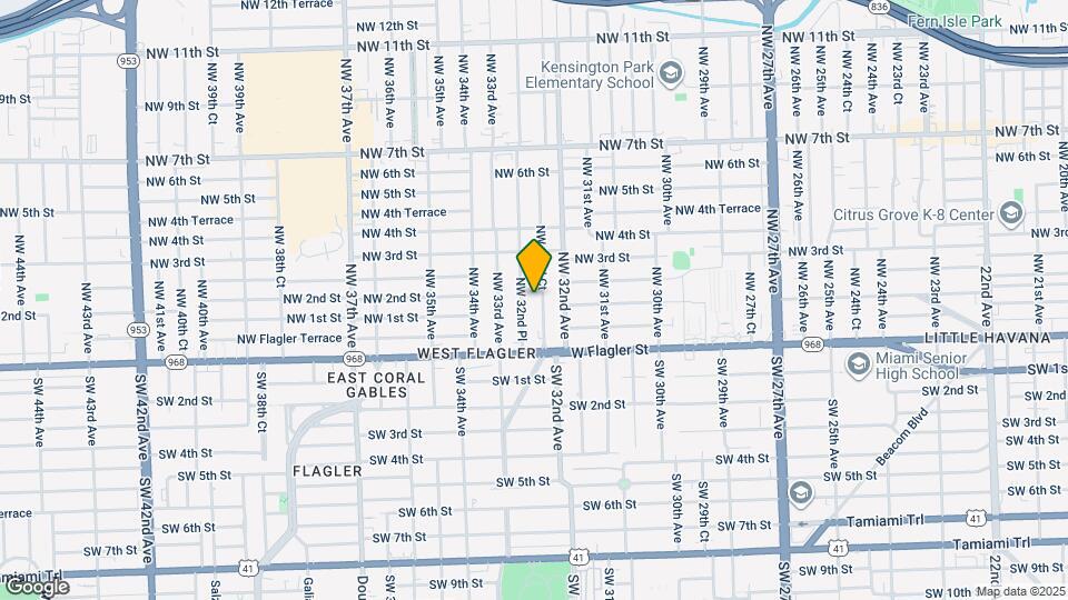 130 NW 32nd Ct Map and Location Details