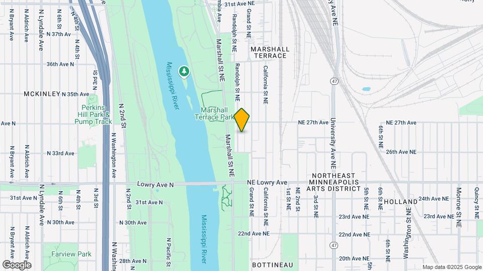 2635-2 Randolph St NE, Unit 2 Map and Location Details