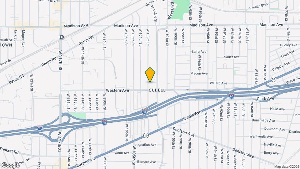 2219 W 103rd St Map and Location Details