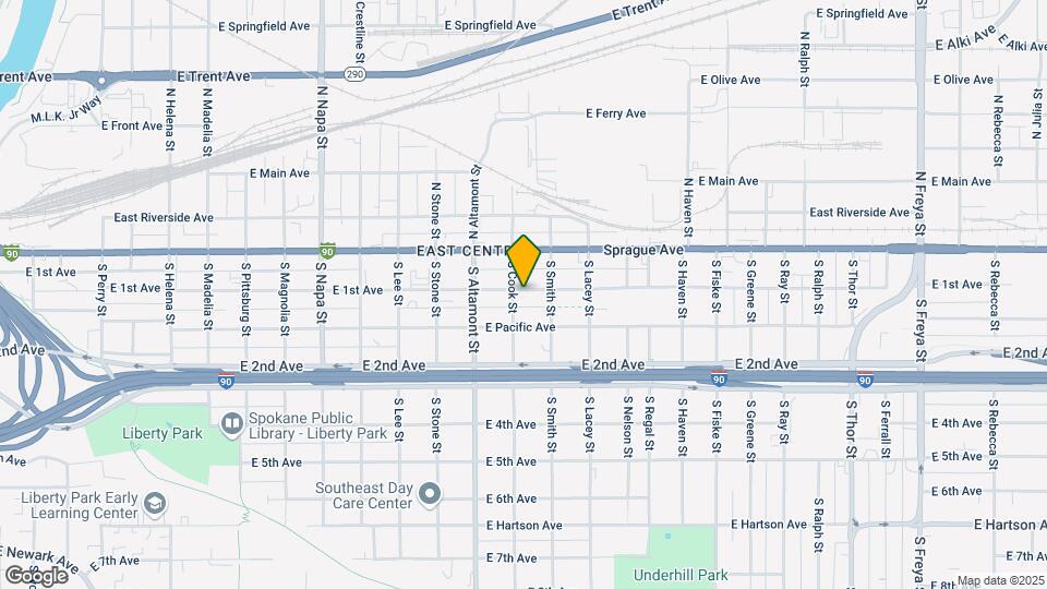2508 E 1st Ave Map and Location Details