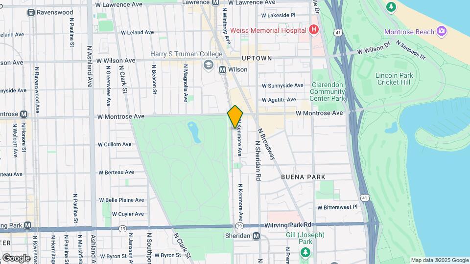 4324 N Kenmore Ave Map and Location Details