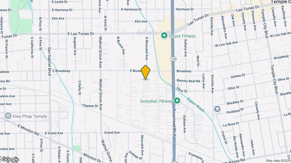 5400-5404 N Muscatel Ave Map and Location Details