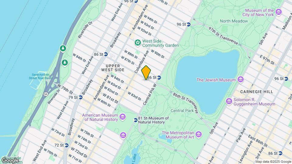 20 W 86th St-Unit -4A Map and Location Details