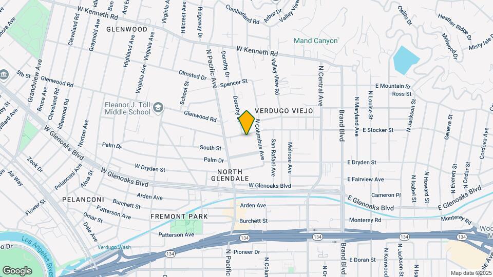 420 W Stocker St Mapa y Detalles de la Ubicación