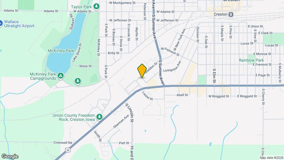 704 Hickory St Map and Location Details