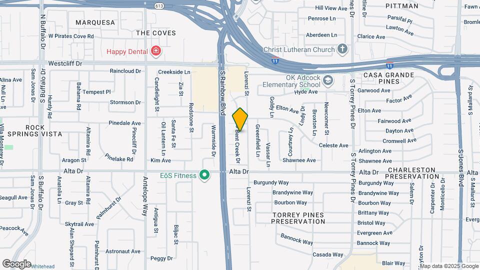 321 S Bent Creek Dr Map and Location Details