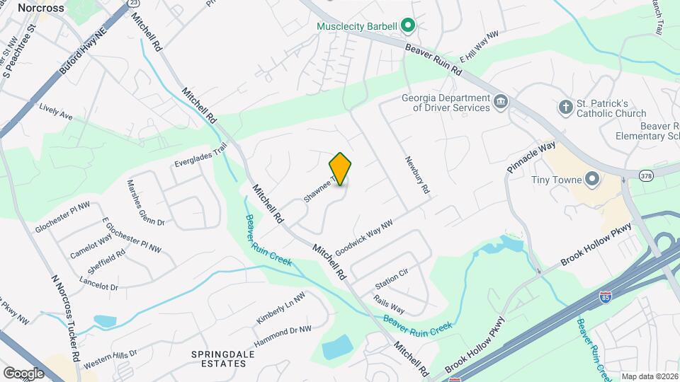 2128 Summertown Dr Mapa y Detalles de la Ubicación