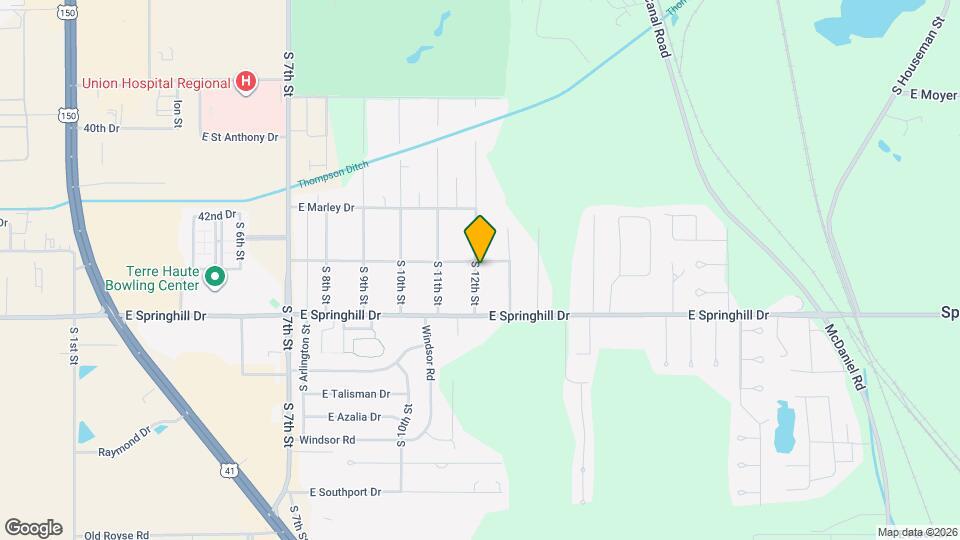 4412 S 12th St Map and Location Details