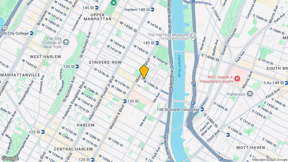 70 W 139th St Map and Location Details