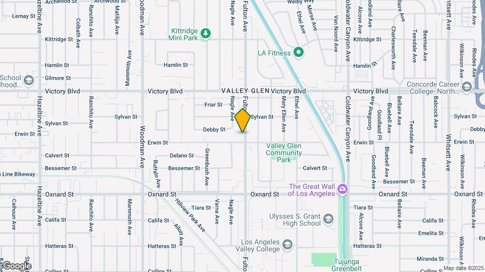 6219 Fulton Ave Mapa y Detalles de la Ubicación