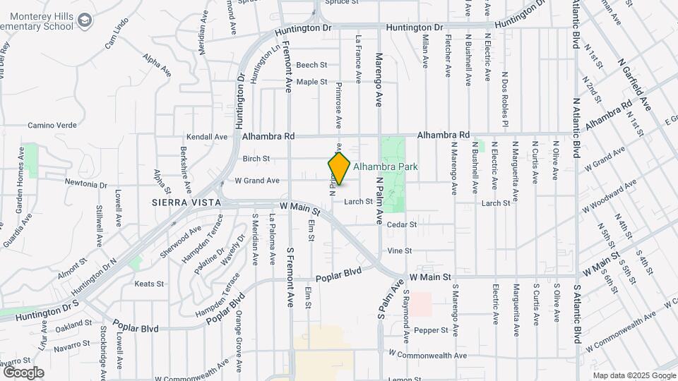 112 N Primrose Ave Map and Location Details