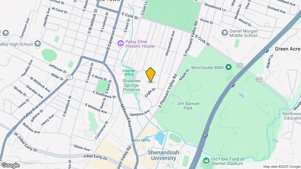 419 Shenandoah Pl Map and Location Details