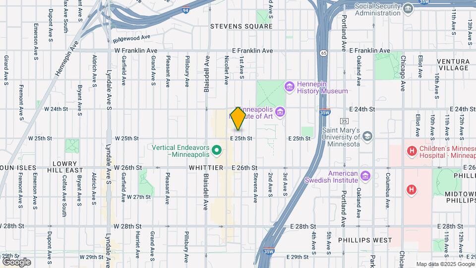 2444 1st Ave S Map and Location Details