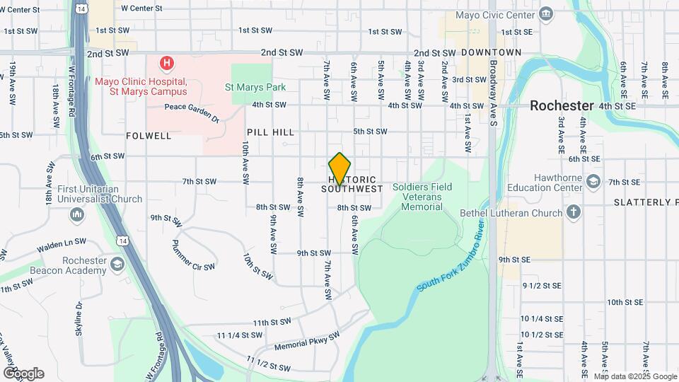 620 7th St SW Map and Location Details