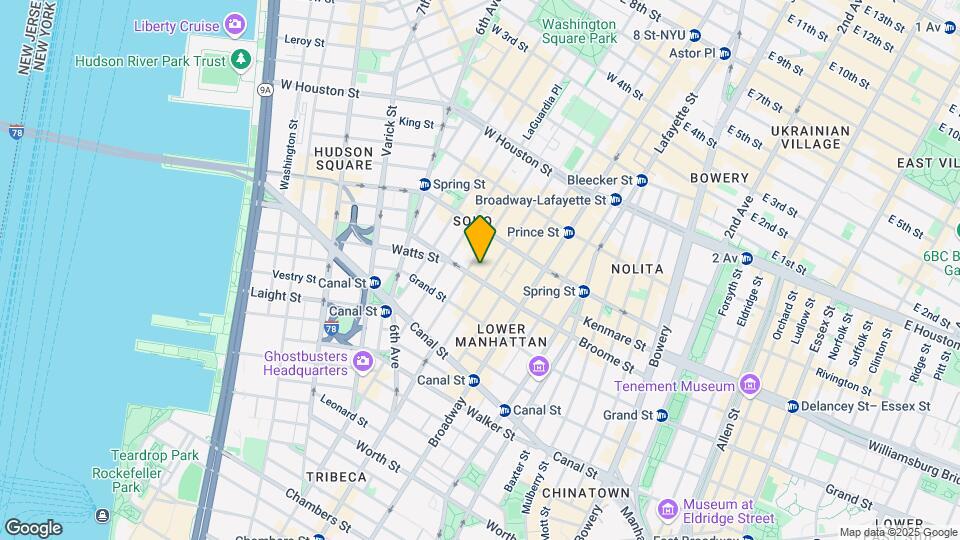 476 Broome St Mapa y Detalles de la Ubicación