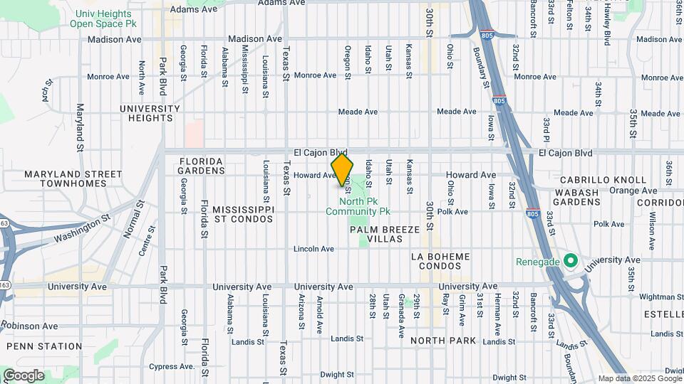 4152 Oregon St Map and Location Details