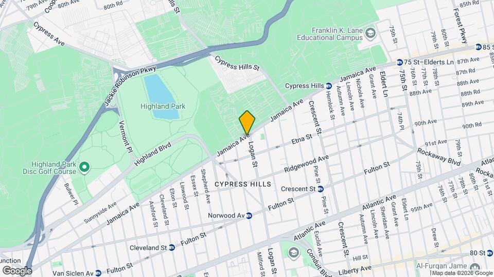 676 Jamaica Ave Map and Location Details