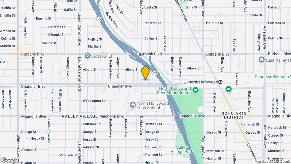 11683 Chandler Blvd Mapa y Detalles de la Ubicación
